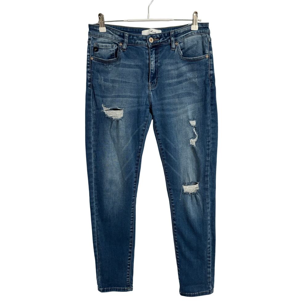 KanCan Womens 30 Ripped Distressed Stretch Denim Jeans 90's Y2K Streetwear Urban